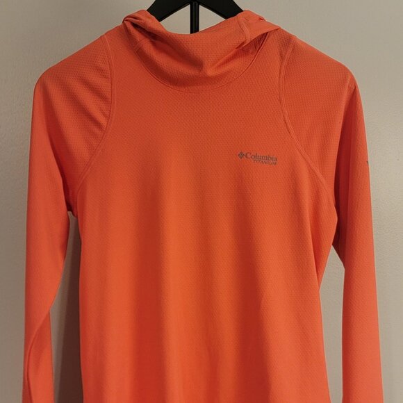 Columbia hooded running top-Orange, Size M - Picture 1 of 5